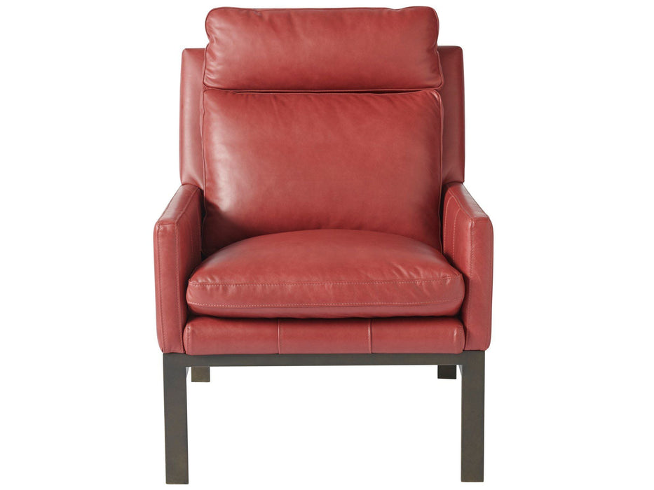 Curated Scarlet Accent Chair Red