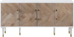 Jive White Lacquer Sideboard/Buffet - Sterling House Interiors