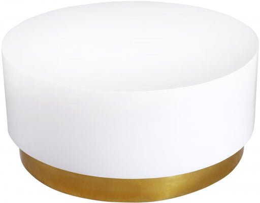 Blaze White and Gold Coffee Table - Sterling House Interiors
