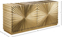 Golda Gold Leaf Sideboard/Buffet - Sterling House Interiors