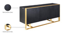 Sherwood Black Wood Sideboard/Buffet - Sterling House Interiors