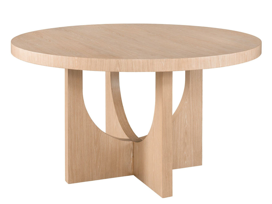 Nomad Callon Round Dining Table Light Brown