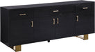 Excel Grey Oak Veneer Lacquer Sideboard/Buffet - Sterling House Interiors
