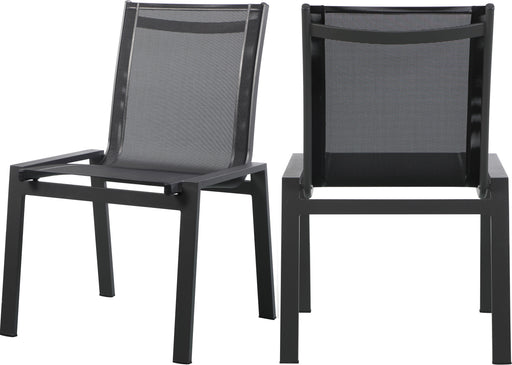 Nizuc Mesh Waterproof Fabric Outdoor Patio Aluminum Mesh Dining Chair - Sterling House Interiors