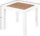 Nizuc Polywood Outdoor Patio Aluminum End Table - Sterling House Interiors