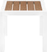 Nizuc Polywood Outdoor Patio Aluminum End Table - Sterling House Interiors