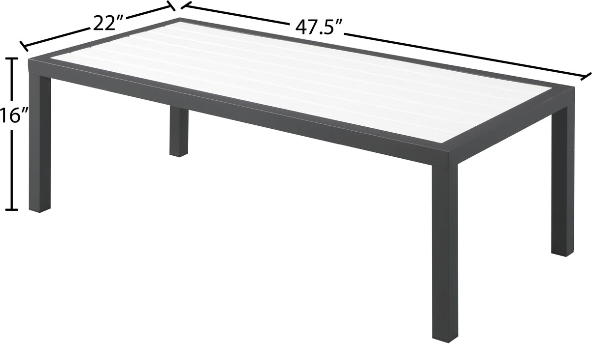 Nizuc Polywood Outdoor Patio Aluminum Coffee Table - Sterling House Interiors