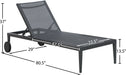 Nizuc Mesh Waterproof Fabric Outdoor Patio Aluminum Mesh Chaise Lounge Chair - Sterling House Interiors