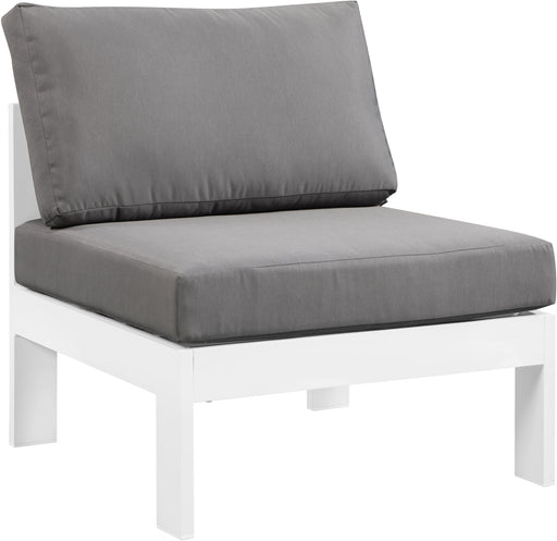 Nizuc Waterproof Fabric Outdoor Patio Aluminum Armless Chair - Sterling House Interiors