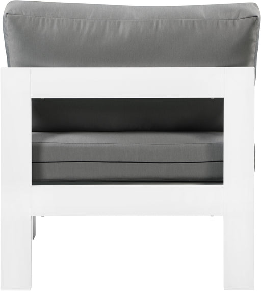Nizuc Waterproof Fabric Outdoor Patio Aluminum Armless Chair - Sterling House Interiors