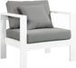 Nizuc Waterproof Fabric Outdoor Patio Aluminum Arm Chair - Sterling House Interiors