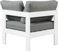 Nizuc Waterproof Fabric Outdoor Patio Aluminum Corner Chair - Sterling House Interiors