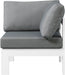 Nizuc Waterproof Fabric Outdoor Patio Aluminum Corner Chair - Sterling House Interiors