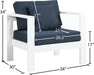 Nizuc Waterproof Fabric Outdoor Patio Aluminum Arm Chair - Sterling House Interiors