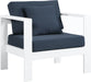 Nizuc Waterproof Fabric Outdoor Patio Aluminum Arm Chair - Sterling House Interiors