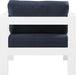 Nizuc Waterproof Fabric Outdoor Patio Aluminum Arm Chair - Sterling House Interiors