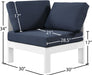 Nizuc Waterproof Fabric Outdoor Patio Aluminum Corner Chair - Sterling House Interiors