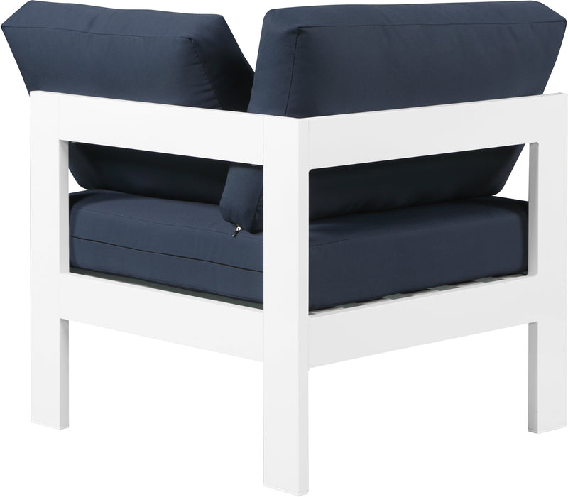 Nizuc Waterproof Fabric Outdoor Patio Aluminum Corner Chair - Sterling House Interiors