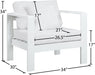 Nizuc Waterproof Fabric Outdoor Patio Aluminum Arm Chair - Sterling House Interiors