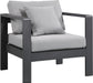 Nizuc Waterproof Fabric Outdoor Patio Aluminum Arm Chair - Sterling House Interiors