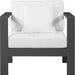 Nizuc Waterproof Fabric Outdoor Patio Aluminum Arm Chair - Sterling House Interiors