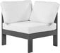 Nizuc Waterproof Fabric Outdoor Patio Aluminum Corner Chair - Sterling House Interiors