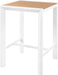 Nizuc Polywood Outdoor Patio Aluminum Square Bar Table - Sterling House Interiors