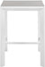Nizuc Polywood Outdoor Patio Aluminum Square Bar Table - Sterling House Interiors