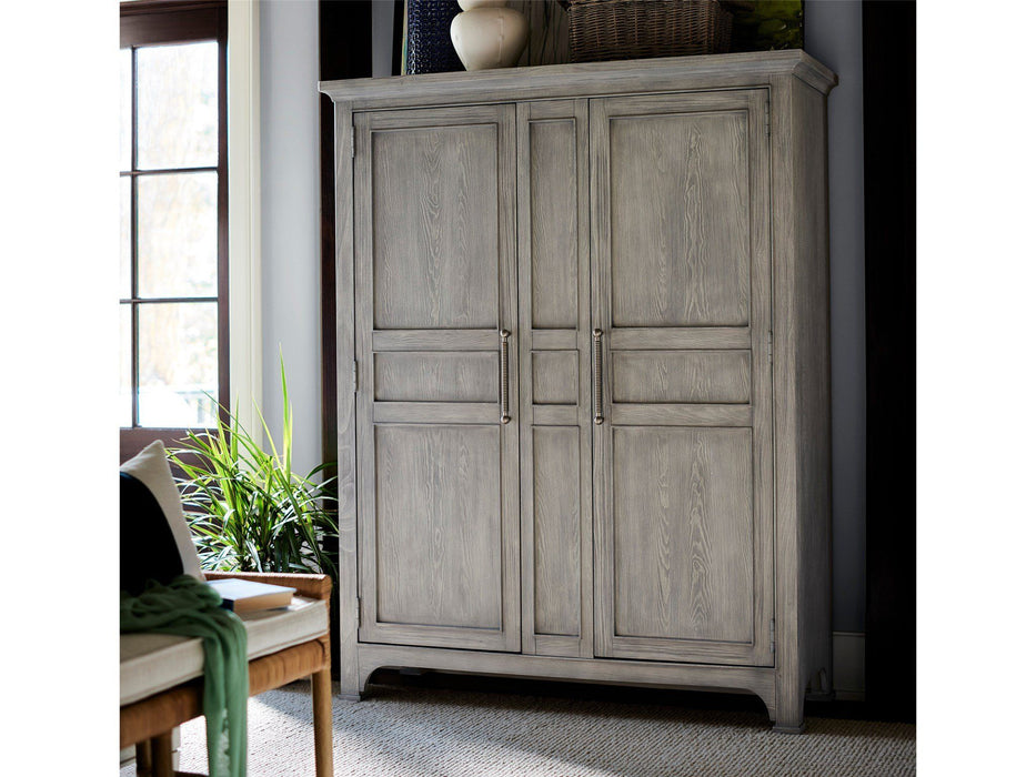 Escape Wide Utility Cabinet Pearl Silver