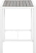 Nizuc Polywood Outdoor Patio Aluminum Square Bar Table - Sterling House Interiors