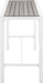 Nizuc Polywood Outdoor Patio Aluminum Rectangle Bar Table - Sterling House Interiors