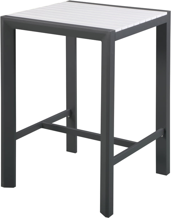 Nizuc Polywood Outdoor Patio Aluminum Square Bar Table - Sterling House Interiors