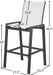 Nizuc White Mesh Waterproof Fabric Outdoor Patio Aluminum Mesh Barstool - Sterling House Interiors