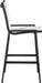 Nizuc White Mesh Waterproof Fabric Outdoor Patio Aluminum Mesh Barstool - Sterling House Interiors