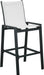 Nizuc White Mesh Waterproof Fabric Outdoor Patio Aluminum Mesh Barstool - Sterling House Interiors