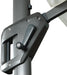 Nizuc White Waterproof Fabric Adjustable Outdoor Umbrella - Sterling House Interiors