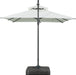 Nizuc White Waterproof Fabric Adjustable Outdoor Umbrella - Sterling House Interiors