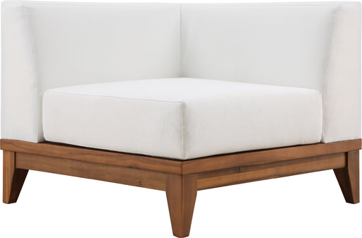 Rio Off White Waterproof Fabric Outdoor Patio Modular Corner Chair - Sterling House Interiors