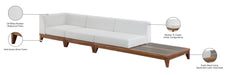 Rio Off White Waterproof Fabric Outdoor Patio Modular Sofa - Sterling House Interiors
