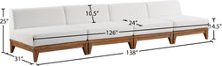 Rio Off White Waterproof Fabric Outdoor Patio Modular Sofa - Sterling House Interiors