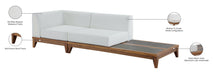 Rio Off White Waterproof Fabric Outdoor Patio Modular Sofa - Sterling House Interiors