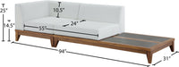 Rio Off White Waterproof Fabric Outdoor Patio Modular Sofa - Sterling House Interiors