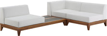 Rio Off White Waterproof Fabric Outdoor Patio Modular Sectional - Sterling House Interiors