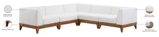 Rio Off White Waterproof Fabric Outdoor Patio Modular Sectional - Sterling House Interiors