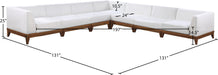 Rio Off White Waterproof Fabric Outdoor Patio Modular Sectional - Sterling House Interiors
