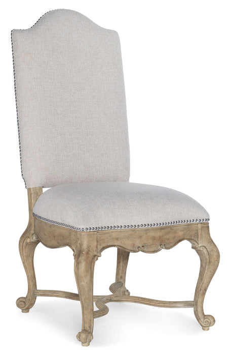 Castella Upholstered Side Chair Beige