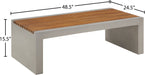 Rio Light Grey Concrete Cement Coffee Table - Sterling House Interiors