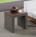 Rio Light Grey Concrete Cement End Table - Sterling House Interiors