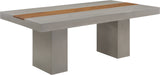 Rio Light Grey Concrete Cement Dining Table (3 Boxes) - Sterling House Interiors