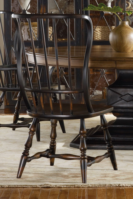 Sanctuary Spindle Side Chair Ebony